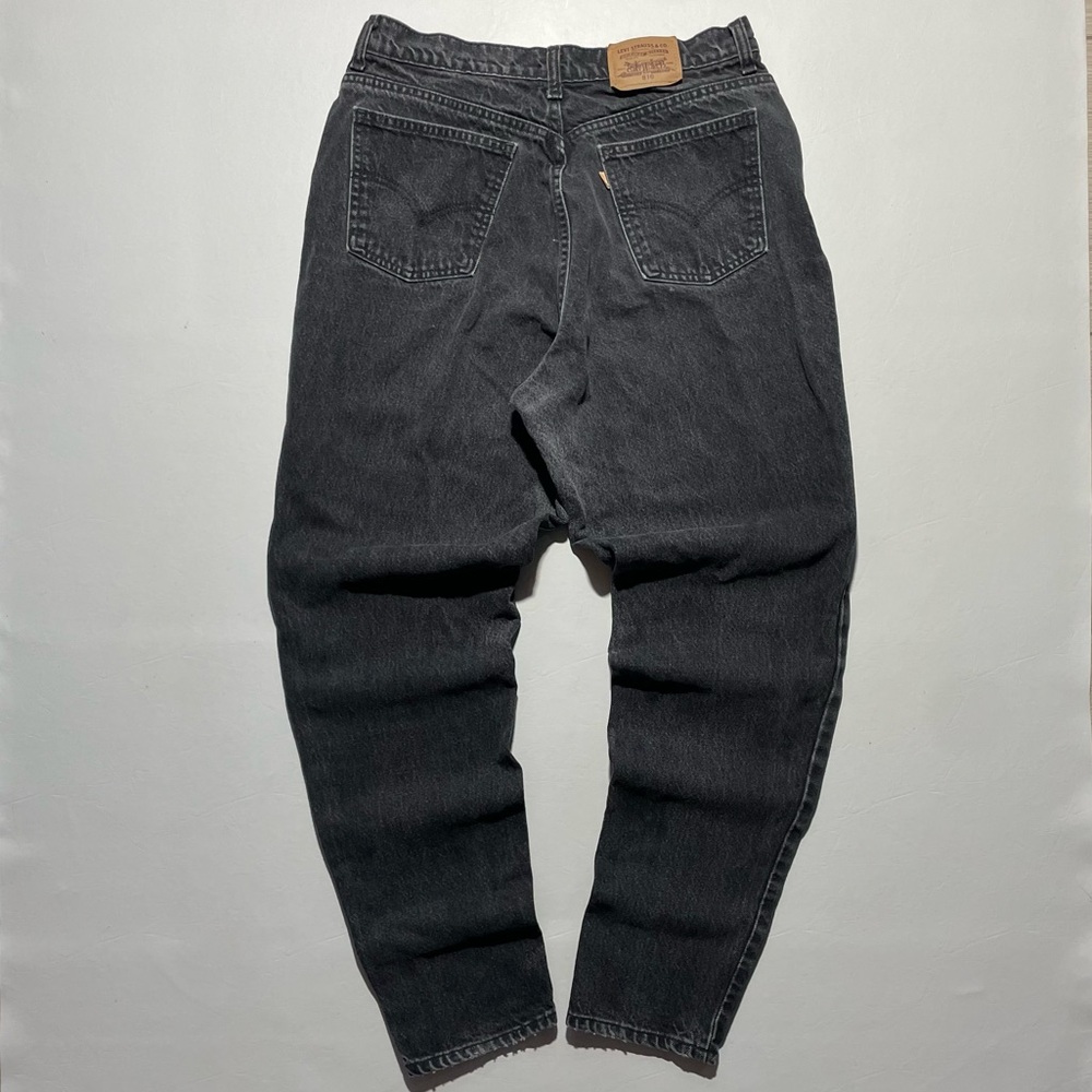 Levi's 816 women’s orange tab Black relax fit Jeans